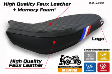 Tappezzeria Vintage Comfort System Seat Cover for Ducati Scrambler Cafe Racer
